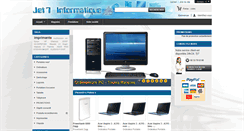 Desktop Screenshot of jet7informatique.com