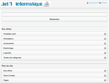 Tablet Screenshot of jet7informatique.com